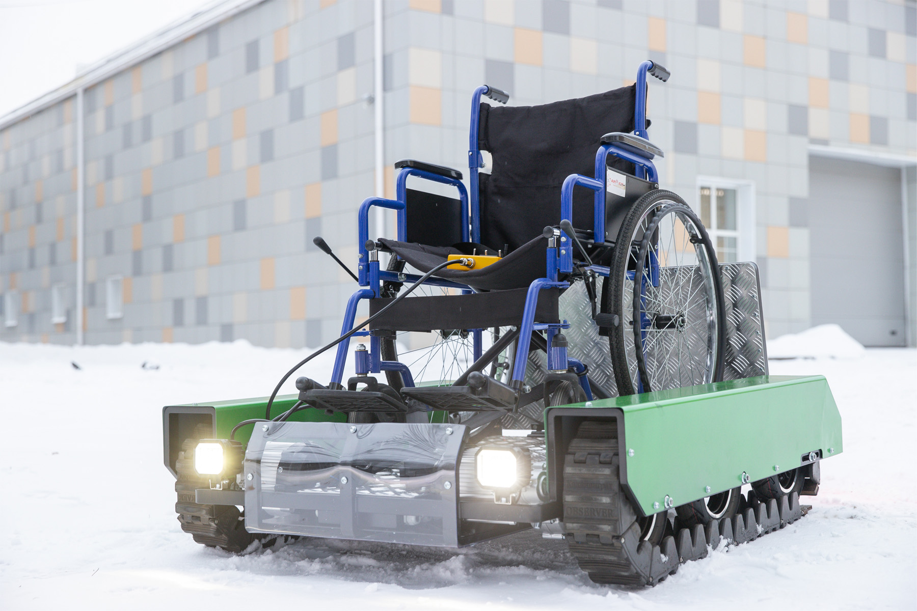 В Политехе разработали транспортную платформу для инвалидных колясок